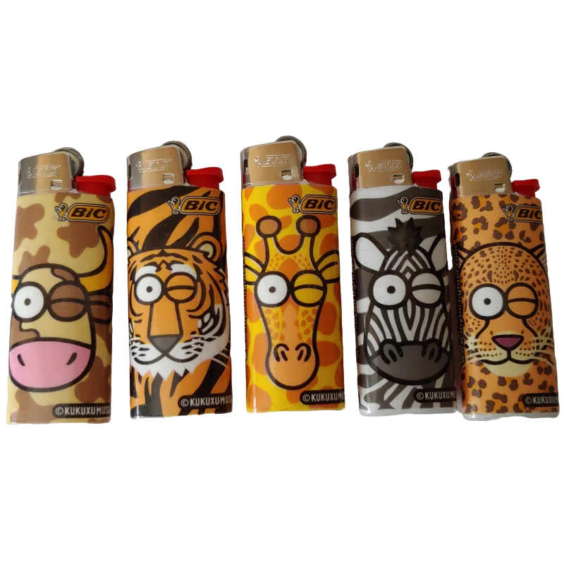 Mechero Encendedor bic Animales KUKUXUMUSU