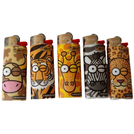 Mechero Encendedor bic Animales KUKUXUMUSU