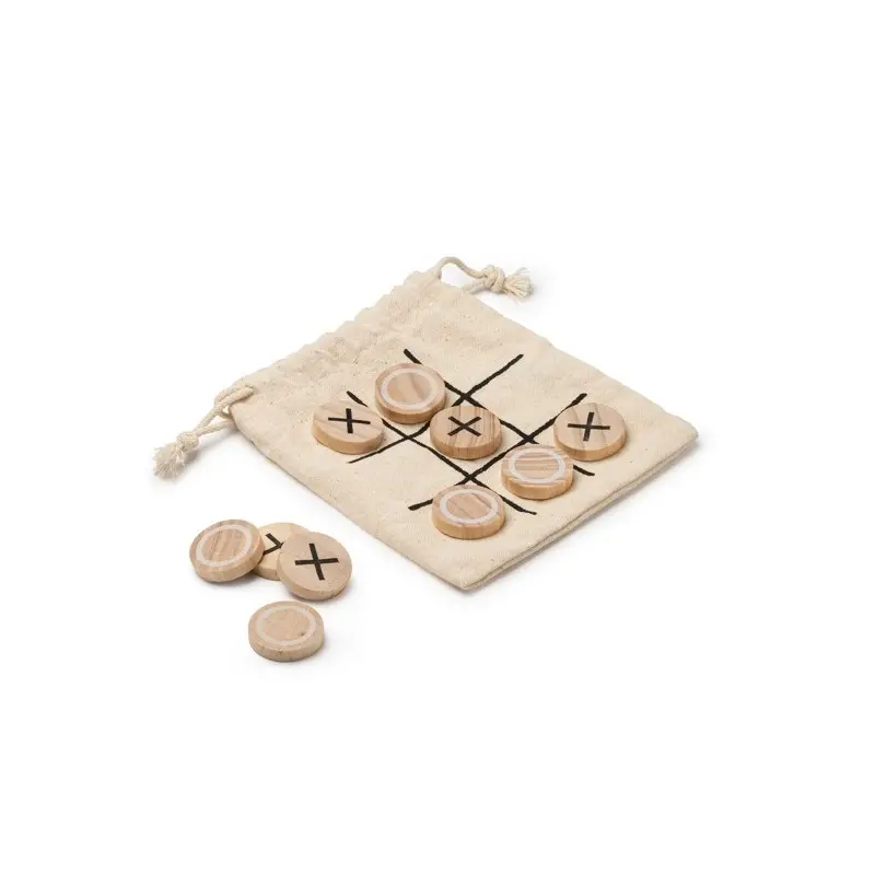 Juego 3 en raya realizado en madera PENSY