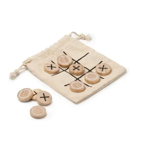 Juego 3 en raya realizado en madera PENSY