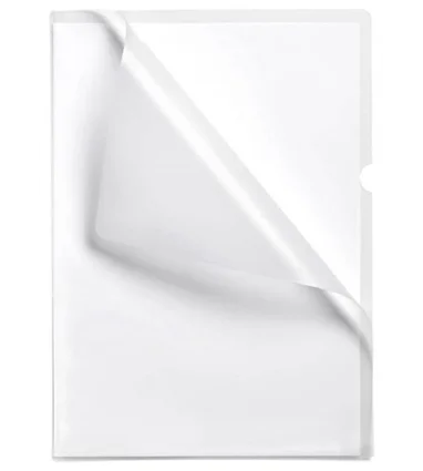 Carpeta esselte dossier uñero plastico folio transparente 110 micras