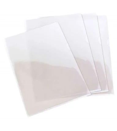 Carpeta esselte dossier uñero plastico folio transparente 110 micras