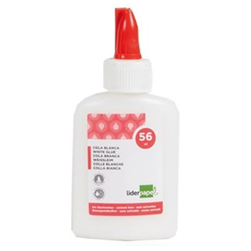 Pegamento cola blanca lavable liderpapel bote de 56 ml
