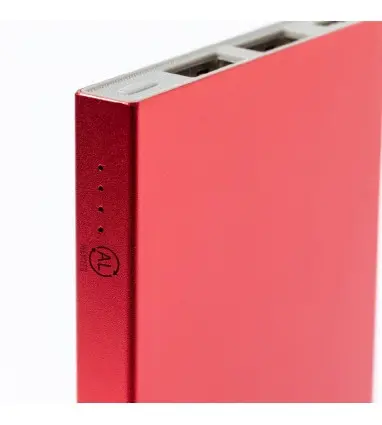 POWER BANK GINVAL de Aluminio reciclado