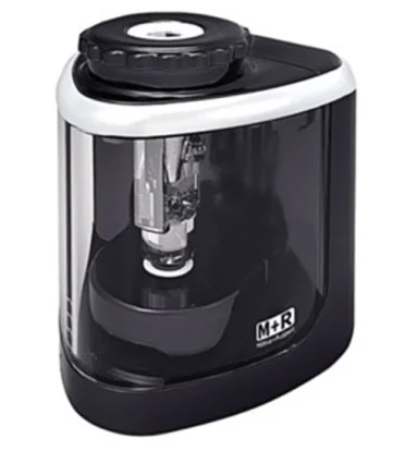 SACAPUNTAS M+R ELECTRICO DE SOBREMESA UN USO COLOR GRIS ANTRACITA