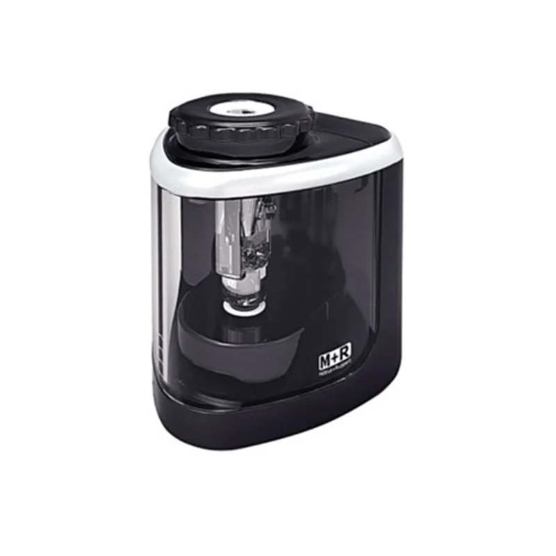 SACAPUNTAS M+R ELECTRICO DE SOBREMESA UN USO COLOR GRIS ANTRACITA