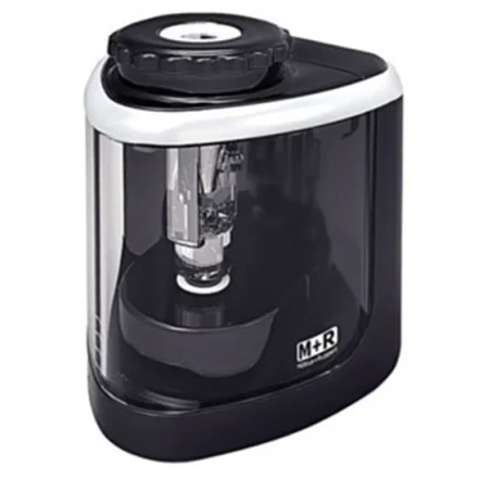 SACAPUNTAS M+R ELECTRICO DE SOBREMESA UN USO COLOR GRIS ANTRACITA