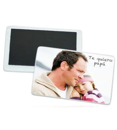 Azulejo con imán rectangular sublimación 7 x 5 cm