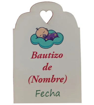 Pack de 20 etiquetas corazon colgantes personalizadas a tu gusto en carton de 240 g/m de 3,6 x 5,3 cm con cuerda