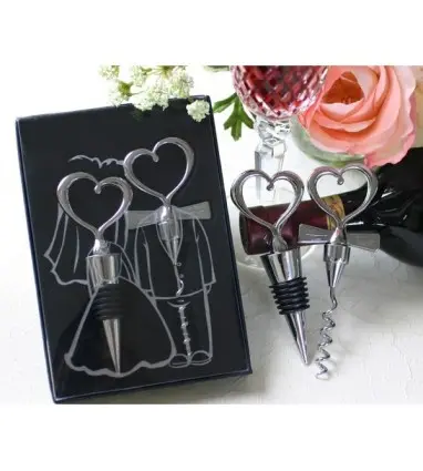 SET VINO UNION DE CORAZONES