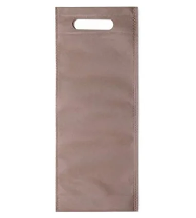 Pack Ahorro 100 Bolsas para Botellas de Vino. Bolsas de Tela Colores (Marron) con envío incluido