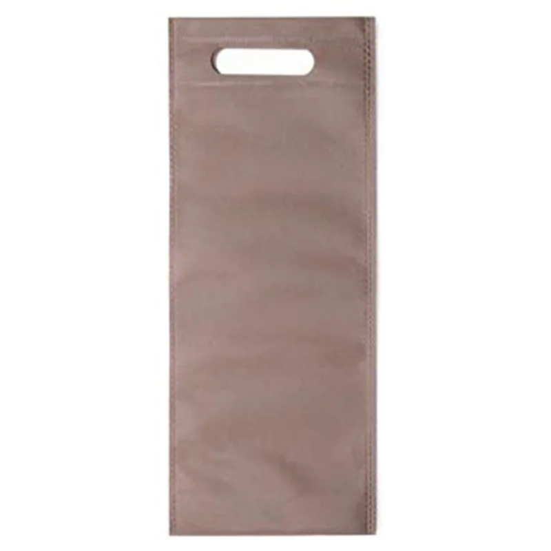 Pack Ahorro 100 Bolsas para Botellas de Vino. Bolsas de Tela Colores (Marron) con envío incluido