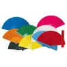Abanicos de Plastico y Tela de Colores Variados (100 unidades) con envío incluido