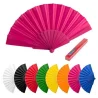 Abanicos de Plastico y Tela de Colores Variados (100 unidades) con envío incluido