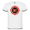 CAMISETA Algodon Logo Bomberos ROLY ATOMIC Adulto
