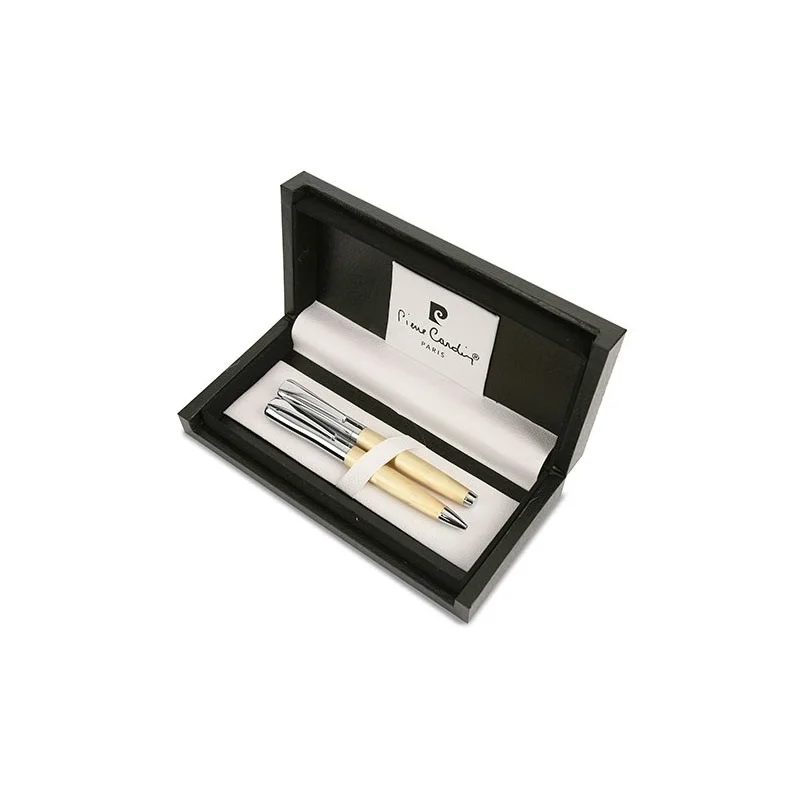 SET BOLIGRAFO Y PLUMA FERRARA PIERRE CARDIN