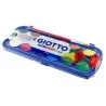 Acuarela giotto 12 colores estuche de plastico.