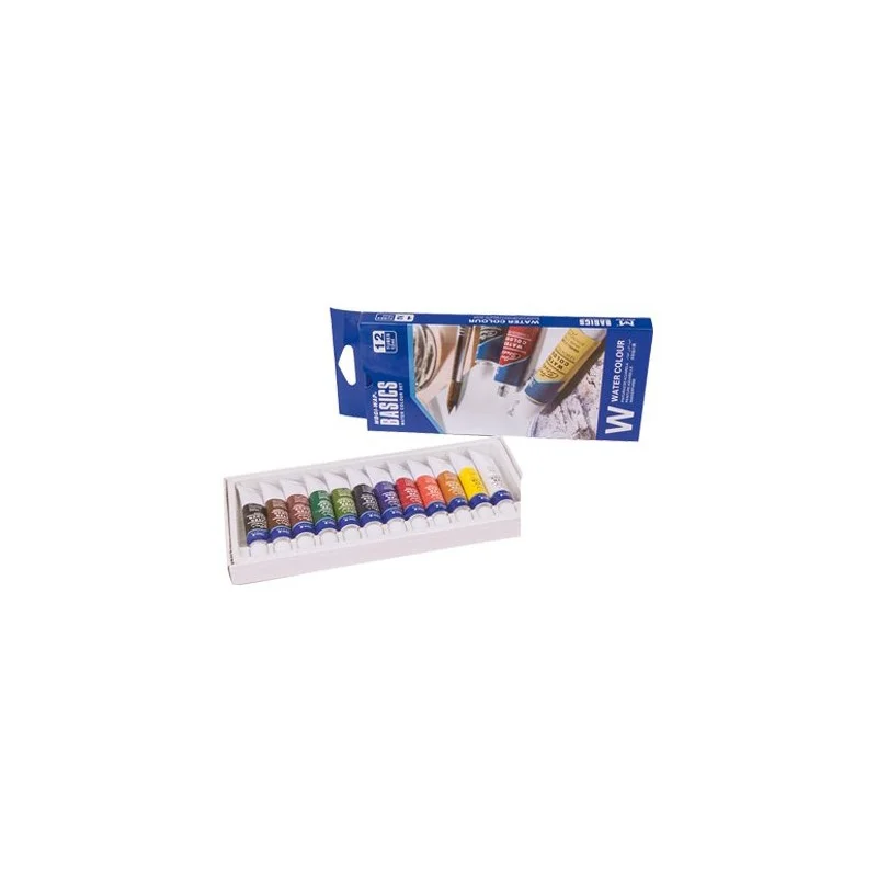 Acuarela artist caja carton de 12 colores surtidos de 12 ml