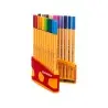 Rotulador stabilo punta de fibra point 88 color parade estuche de 20 rotuladores