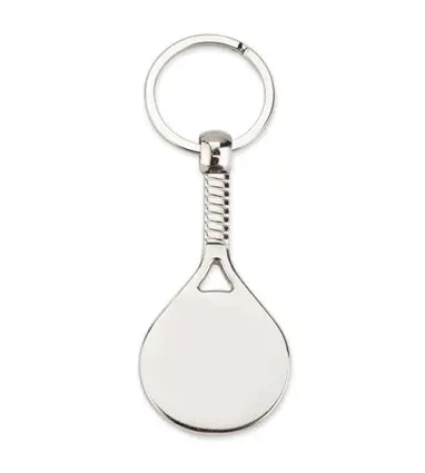 llavero Metalico Pala Padel o Raqueta tenis