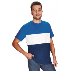 Camiseta de manga corta tricolor VARSITY