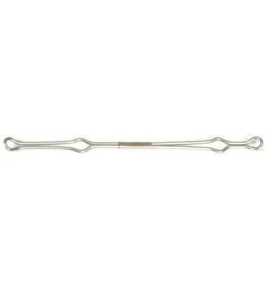 Compresor metalico para carpetas de anillas 150 mm.