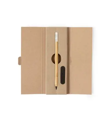 LÁPIZ ETERNO con goma SERYI con bambú en estuche