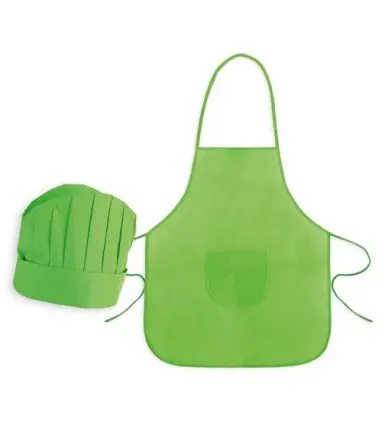 Set Delantal y Gorro Infantil