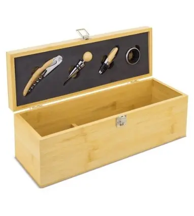 SET DE VINO BAMBÚ "PROVENZA"