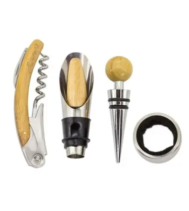 SET DE VINO BAMBÚ "PROVENZA"