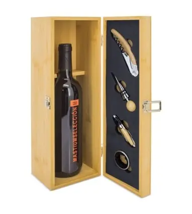 SET DE VINO BAMBÚ "PROVENZA"