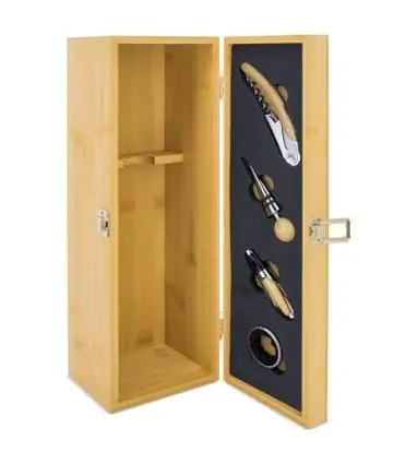 SET DE VINO BAMBÚ "PROVENZA"