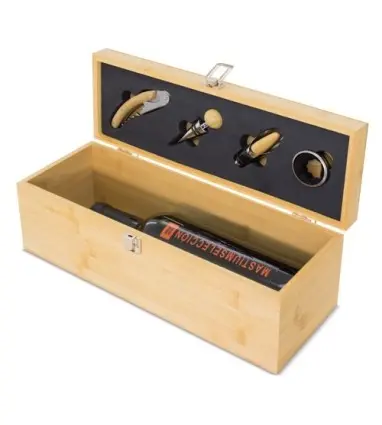 SET DE VINO BAMBÚ "PROVENZA"