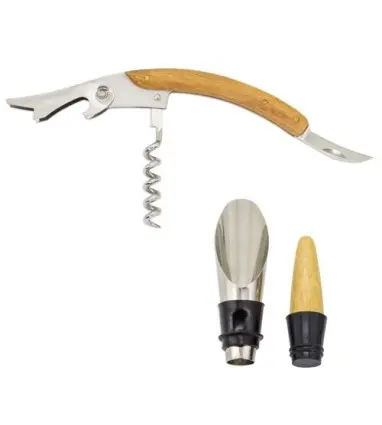 SET DE VINO BAMBÚ "PROVENZA"