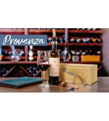 SET DE VINO BAMBÚ "PROVENZA"