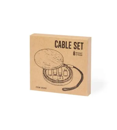SET CABLES CARGADORES CHACONIX de Bambú