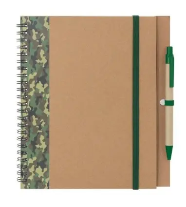CUADERNO A5 "SAFARI" con bolígrafo