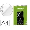 Bloc dibujo canson xl dessin din a4 liso microperforado espiral 21x29,7 cm 50 hojas 160 gr.