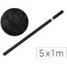 Papel kraft liderpapel negro -rollo 5x1 mt