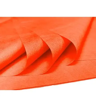 Papel seda liderpapel 52x76cm 18g/m2 bolsa de 5 hojas naranja
