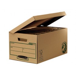 Cajon fellowes carton reciclado para almacenamiento de archivadores capacidad 6 cajas...