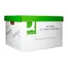 Cajon q-connect carton para 4 cajas archivo definitivo folio montaje automatico medidas interior 295x383x430mm