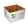 Cajon q-connect carton para 4 cajas archivo definitivo folio montaje automatico medidas interior 295x383x430mm