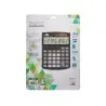 Calculadora liderpapel sobremesa xf27 12 digitos tasas solar y pilas color negro 155x115x25 mm
