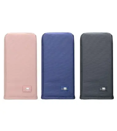 Estuche Bolso escolar portatodo liderpapel vertical 4 departamentos iman para convertir en cubilete