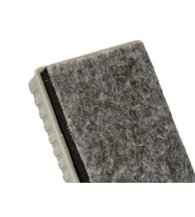 Borrador q-connect magnetico para pizarra blanca con recambio de fieltro reemplazable 15x5,5x4x5 cm