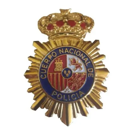 Chapa Gorra sin Tuerca 3 colores o para cartera de Policía Nacional