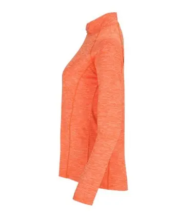 Sudadera técnica de manga larga ranglán para mujer con interior perchado MELBOURNE WOMAN