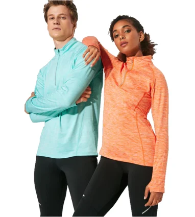 Sudadera técnica de manga larga ranglán para mujer con interior perchado MELBOURNE WOMAN