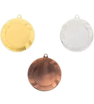 MEDALLA 4006 de 7 cm de diámetro de Oro, Plata o Bronce